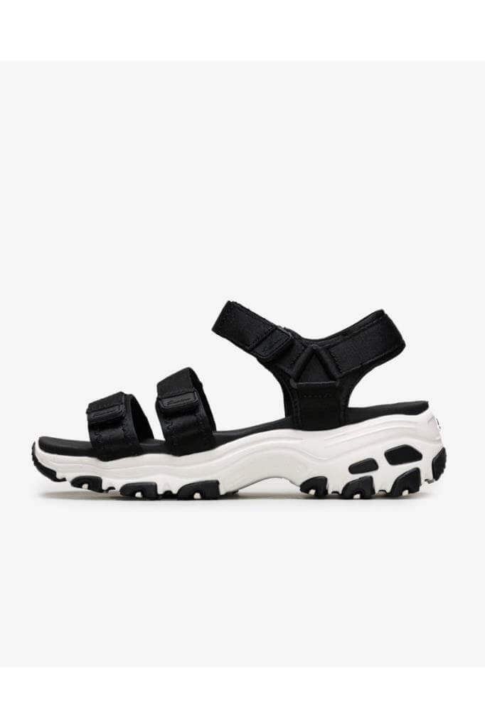 Skechers D'Lites - Fresh Catch Kadın Siyah Sandalet 31514 BLK