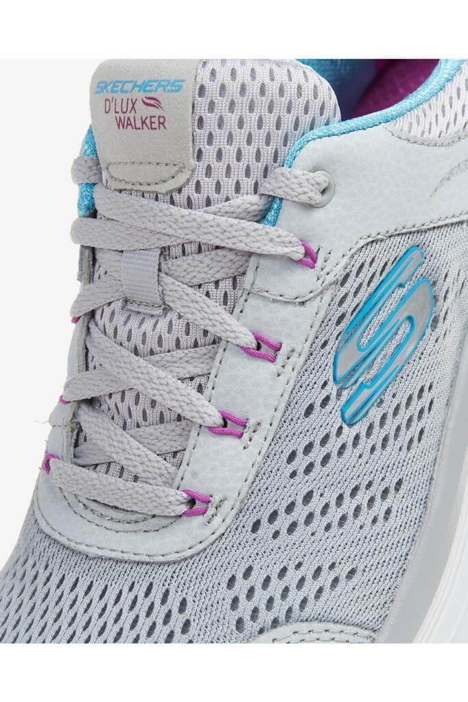 Skechers D'Lux Walker Kadın Gri Günlük Spor Ayakkabı 149023 LGMT