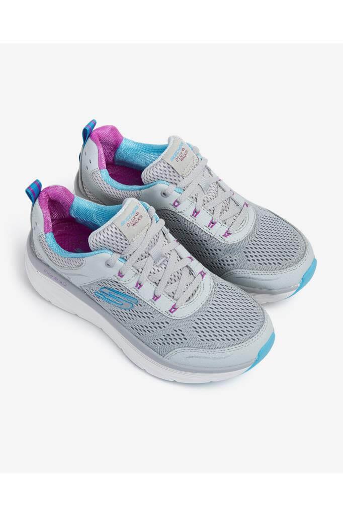 Skechers D'Lux Walker Kadın Gri Günlük Spor Ayakkabı 149023 LGMT