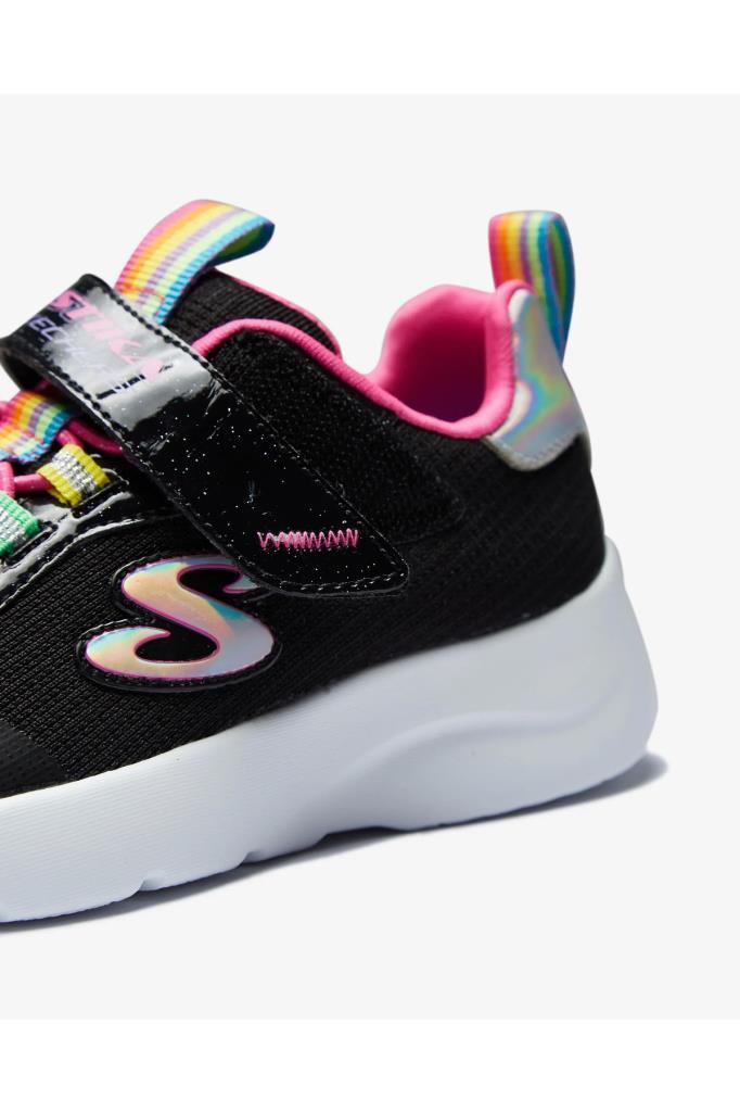 Skechers Dynamight 2.0-Rockin' Rainbow Kız Çocuk Siyah Günlük Spor Ayakkabı 302464L BKMT