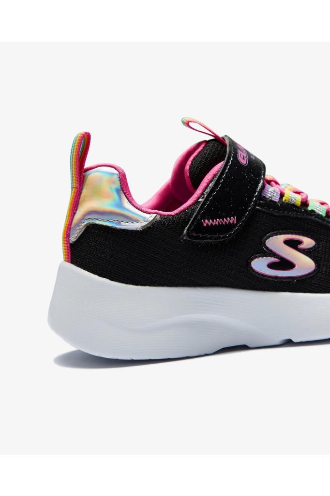 Skechers Dynamight 2.0-Rockin' Rainbow Kız Çocuk Siyah Günlük Spor Ayakkabı 302464L BKMT