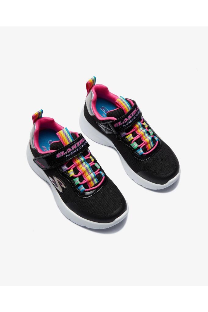 Skechers Dynamight 2.0-Rockin' Rainbow Kız Çocuk Siyah Günlük Spor Ayakkabı 302464L BKMT