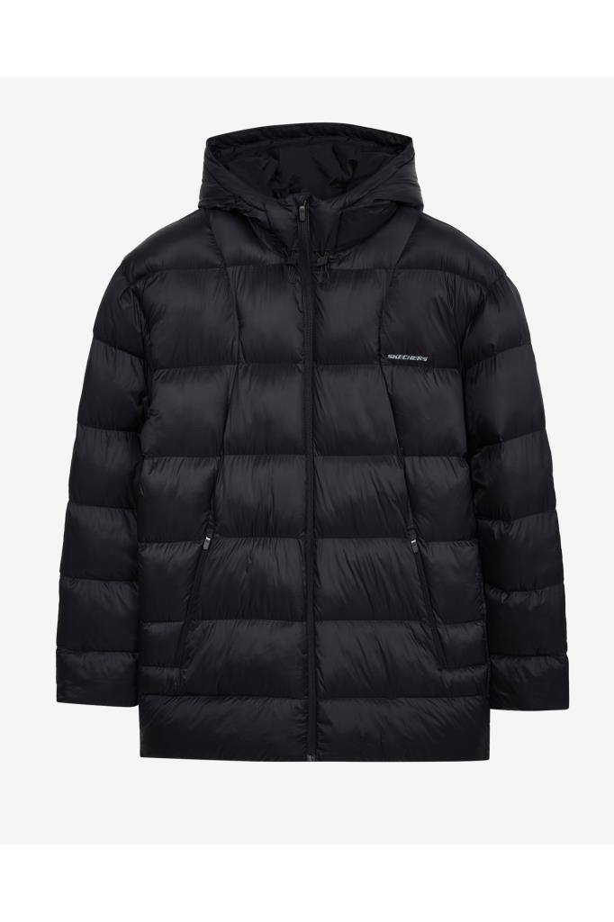 Skechers Erkek Mont Siyah Mont M Outerwear Padded Jacket Erkek Siyah Mont S232031-001