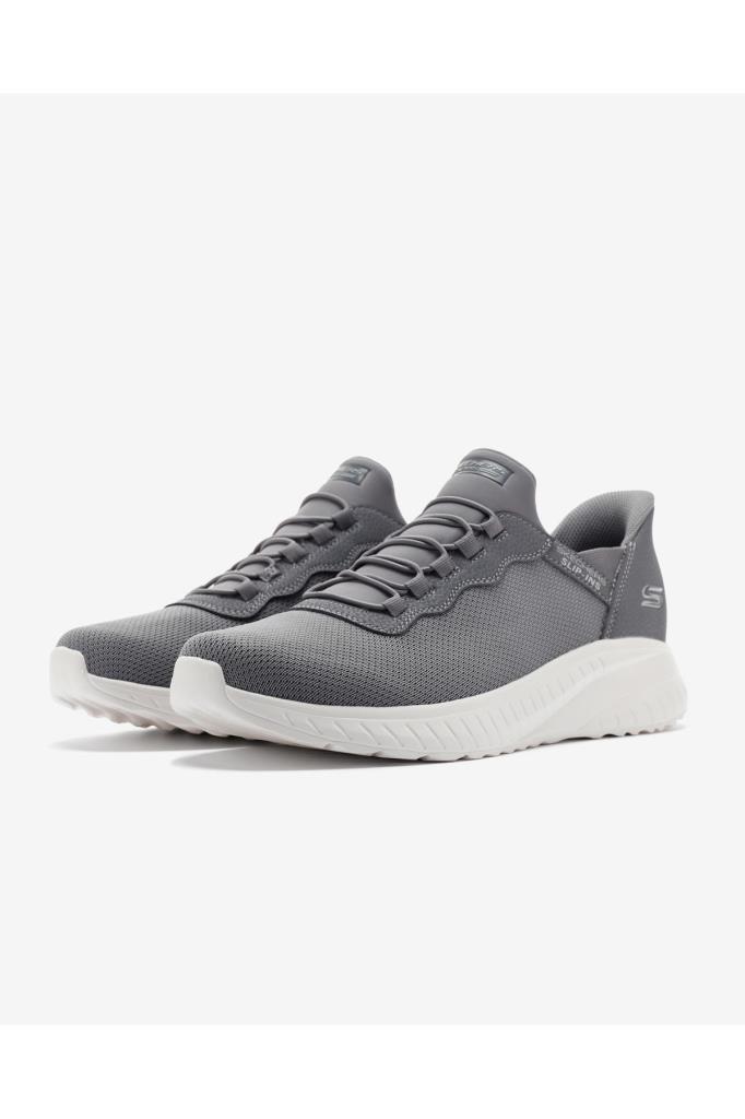 Skechers Erkek Yürüyüş Ayakkabısı Bobs Squad Chaos - Daily Hype Erkek Gri Spor Ayakkabı 118300 Gry