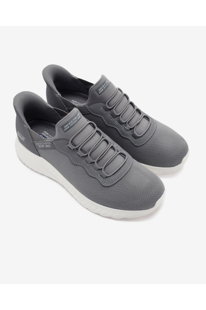 Skechers Erkek Yürüyüş Ayakkabısı Bobs Squad Chaos - Daily Hype Erkek Gri Spor Ayakkabı 118300 Gry