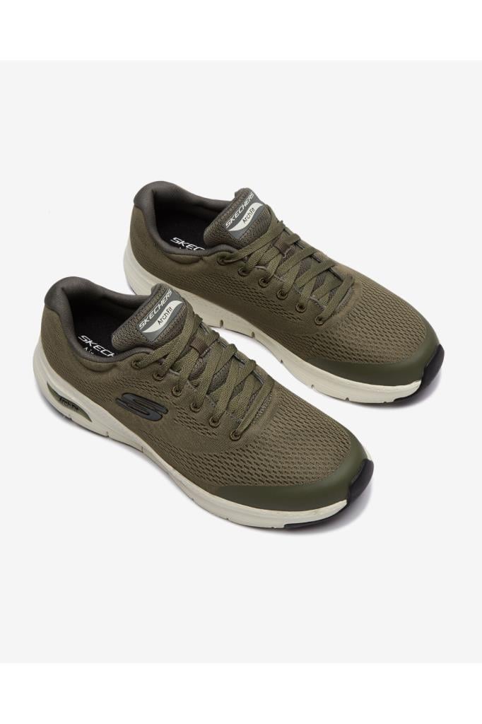 Skechers Erkek Yürüyüş Spor Ayakkabısı Arch Fit Erkek Haki Spor Ayakkabı 232040 Olv