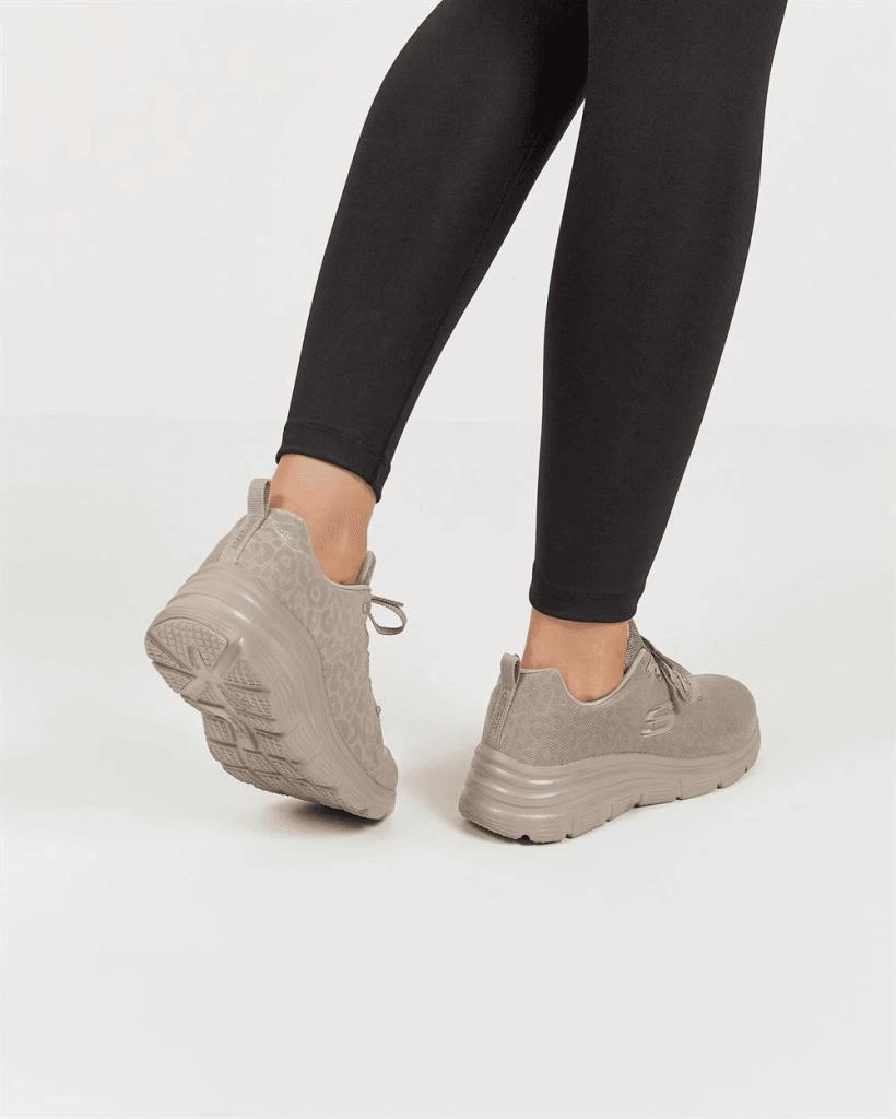 Skechers Fashion Fit-Wild Aura Kadın Bej Günlük Spor Ayakkabı 88888179 TPE