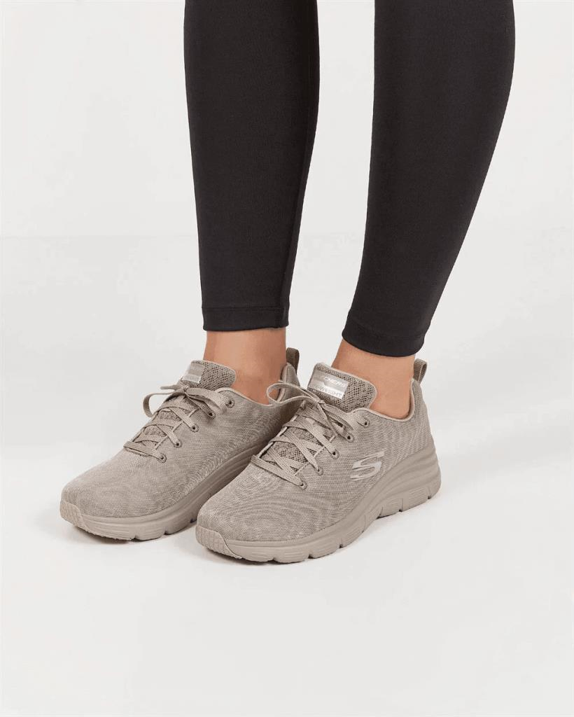 Skechers Fashion Fit-Wild Aura Kadın Bej Günlük Spor Ayakkabı 88888179 TPE