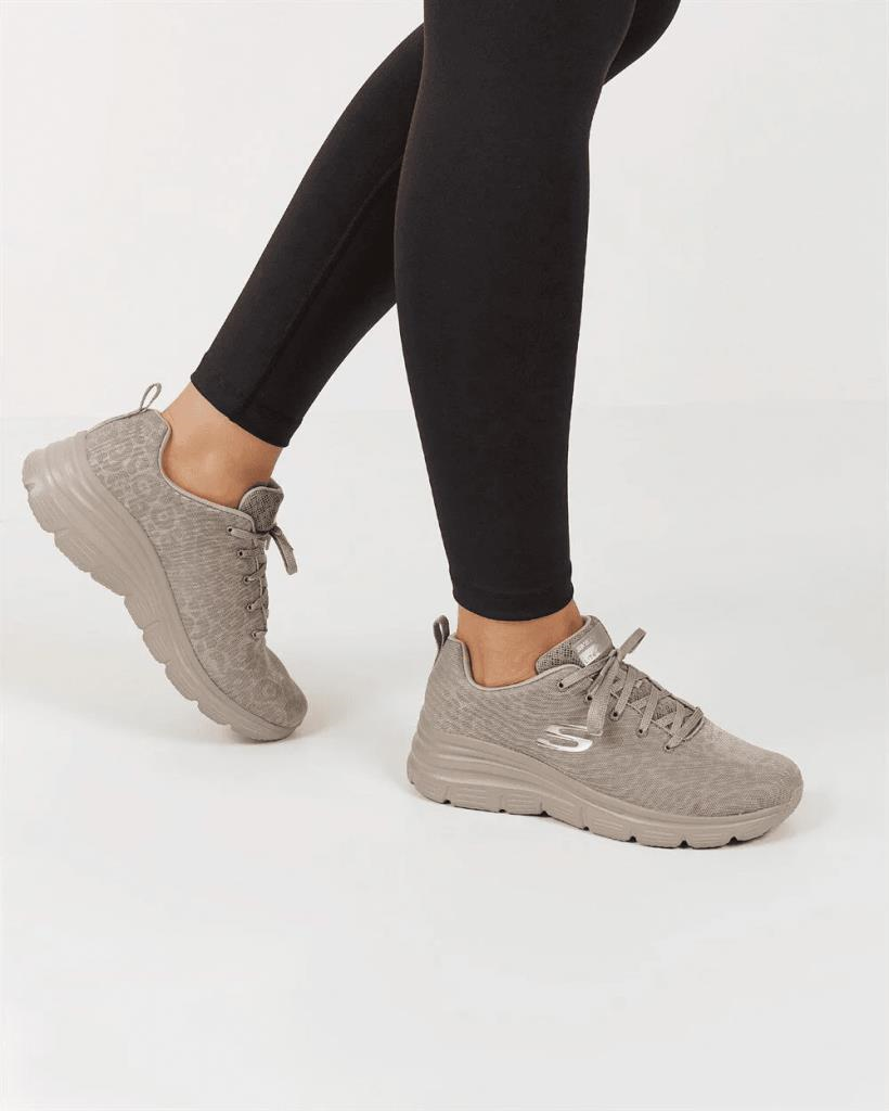Skechers Fashion Fit-Wild Aura Kadın Bej Günlük Spor Ayakkabı 88888179 TPE