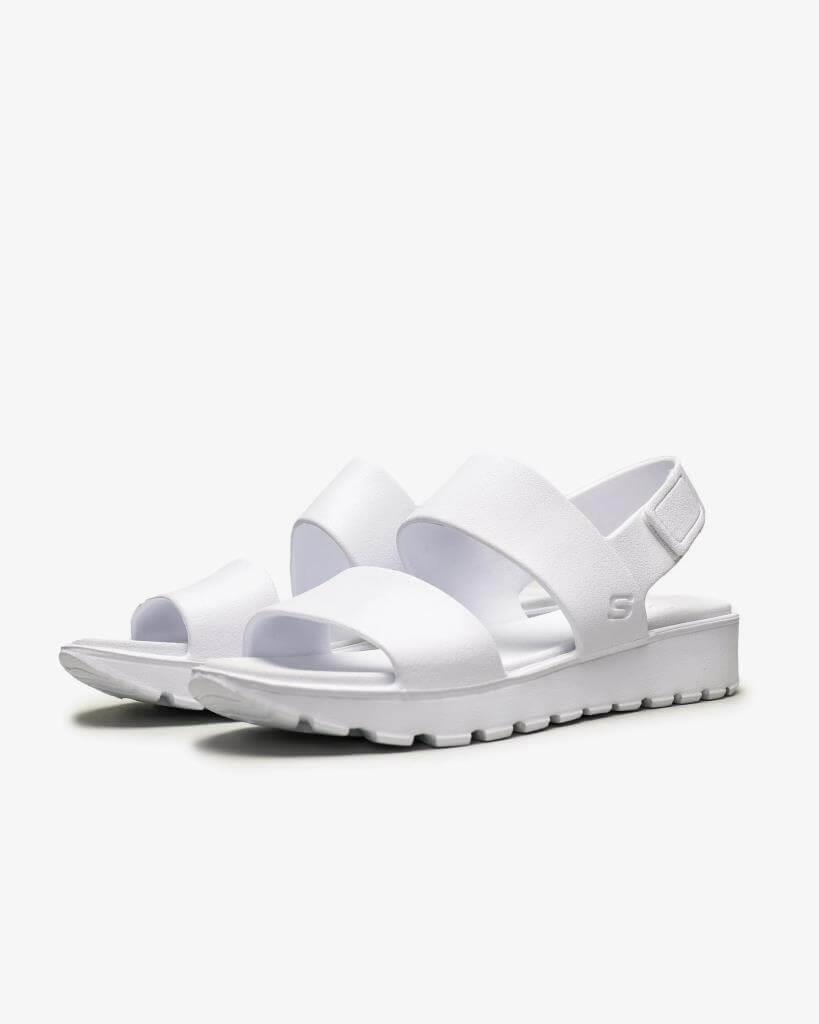 Skechers Footsteps Breezy Feels Kadın Beyaz Sandalet 111054 WHT