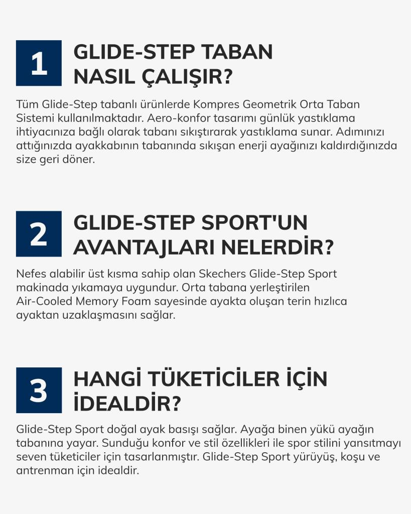 Skechers Glide-Step Sport-Wave Heat Erkek Beyaz Günlük Spor Ayakkabı 232270 WMLT