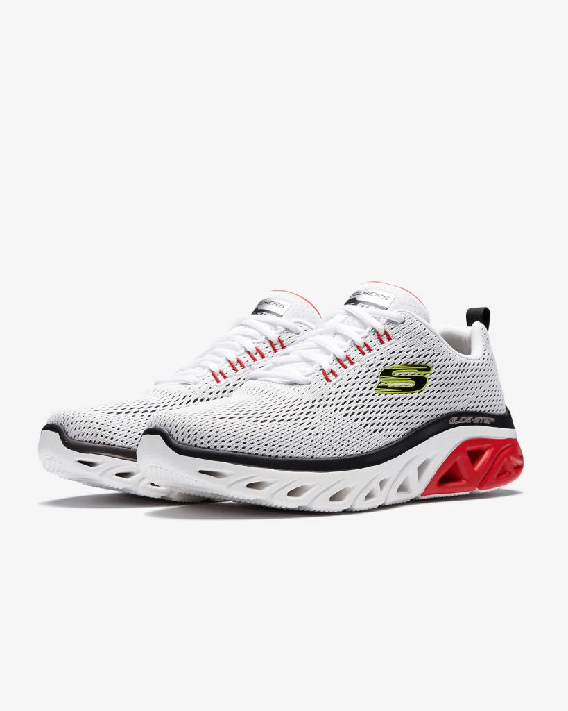 Skechers Glide-Step Sport-Wave Heat Erkek Beyaz Günlük Spor Ayakkabı 232270 WMLT