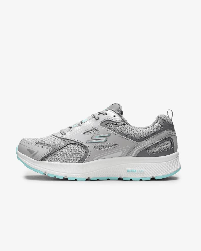 Skechers Go Run Consistent Kadın Gri Yürüyüş Ayakkabısı 128075 GYTQ