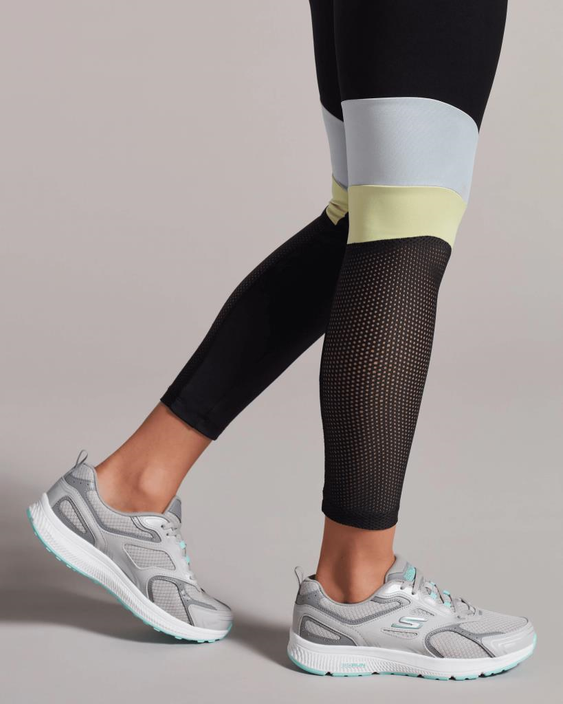 Skechers Go Run Consistent Kadın Gri Yürüyüş Ayakkabısı 128075 GYTQ