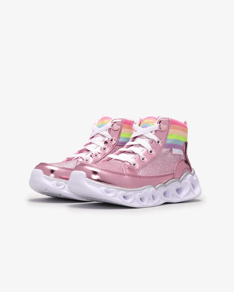 Skechers Heart Lights Kız Çocuk Pembe Işıklı Bot 20272L PNK