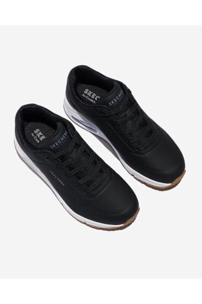Skechers Kadın Günlük Spor Ayakkabı Uno -stand On Air Kadın Siyah Sneakers 73690 BLK