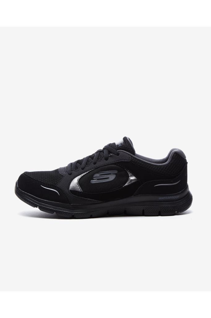 Skechers Kadın Outdoor Waterproof Su Geçirmez Ayakkabı Flex Appeal 4.0 - True Clarit Kadın Siyah Spor Ayakkabı 149299 BBK