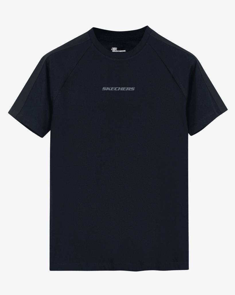 Skechers M Branded Stripe T-shirt Erkek Siyah Tshirt S212219 001