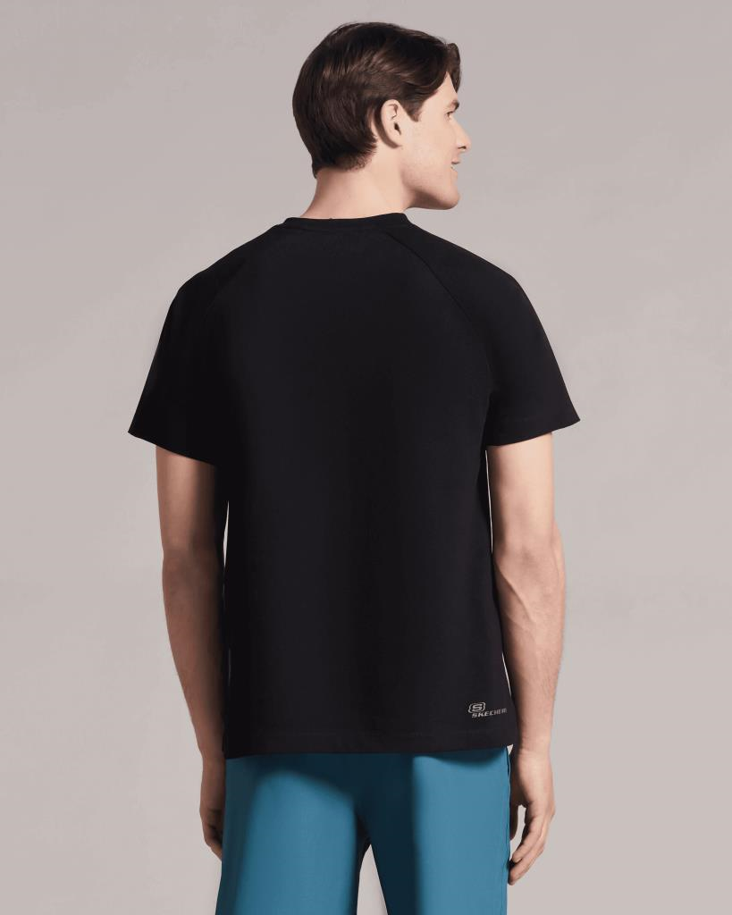 Skechers M Branded Stripe T-shirt Erkek Siyah Tshirt S212219 001