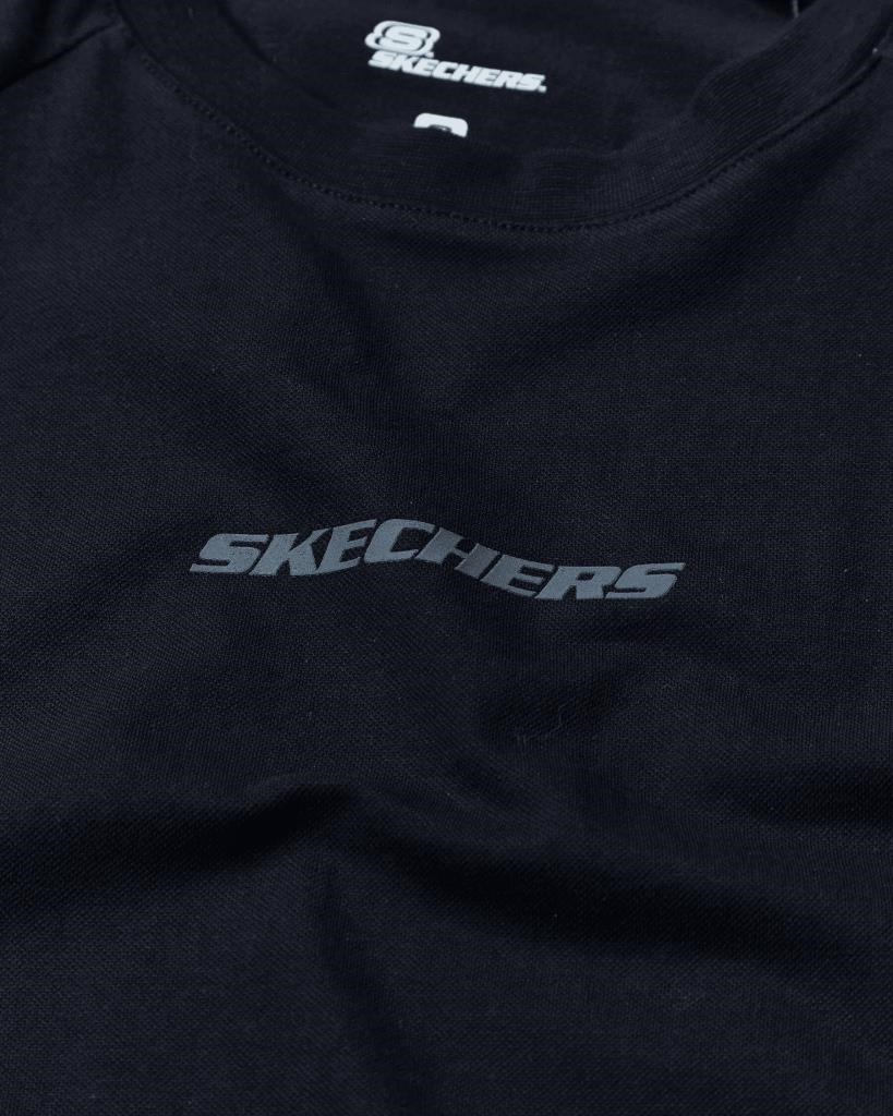 Skechers M Branded Stripe T-shirt Erkek Siyah Tshirt S212219 001