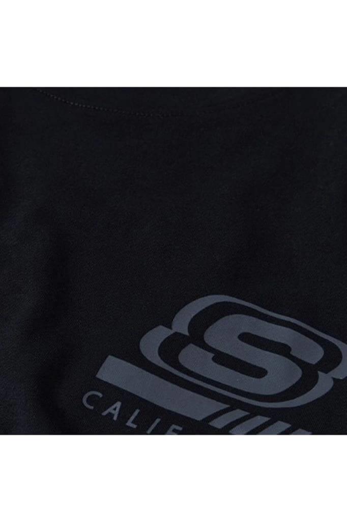 Skechers M Chest Logo T-Shirt Erkek Siyah Tshirt S212938 001