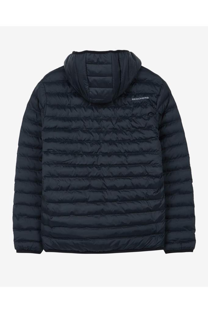 Skechers M Essential Hooded Jacket Erkek Siyah Mont S202063 001
