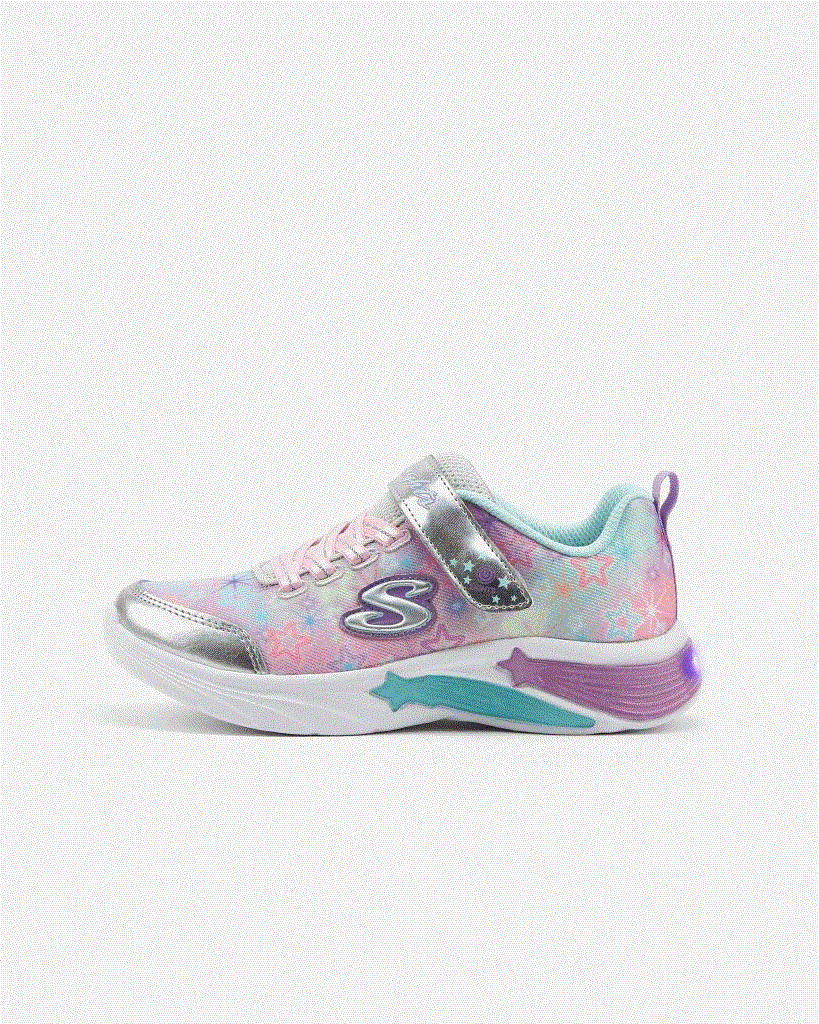 Skechers Star Sparks Kız Çocuk Gri Işıklı Günlük Spor Ayakkabı 302324L SMLT