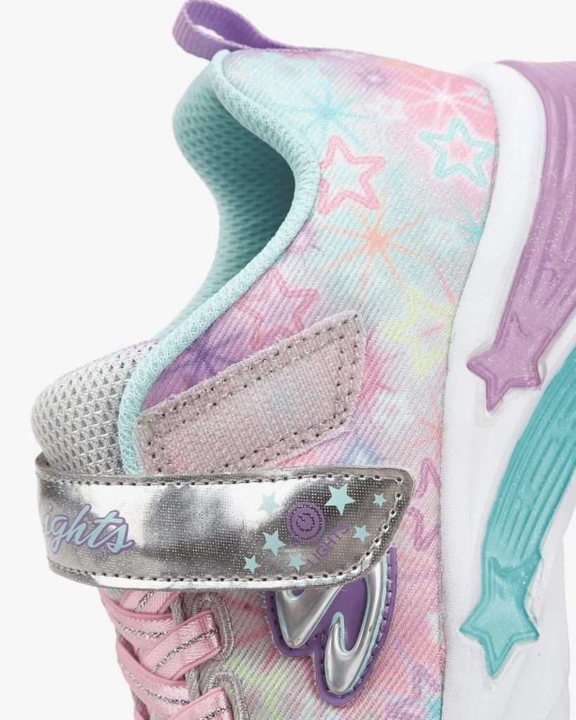 Skechers Star Sparks Kız Çocuk Gri Işıklı Günlük Spor Ayakkabı 302324L SMLT