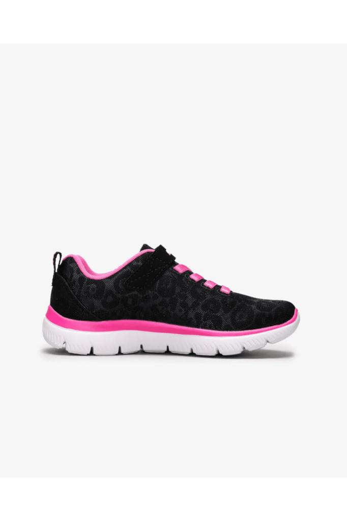 Skechers Summits-Worth Wild Kız Çocuk Günlük Siyah Spor Ayakkabı 302072L BKNP
