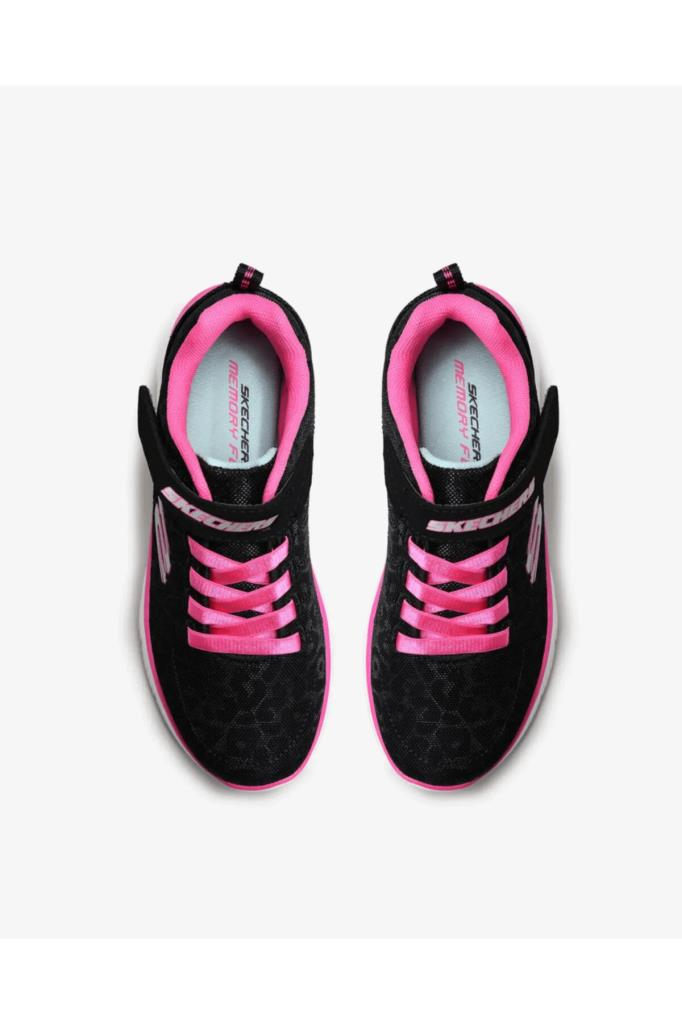 Skechers Summits-Worth Wild Kız Çocuk Günlük Siyah Spor Ayakkabı 302072L BKNP