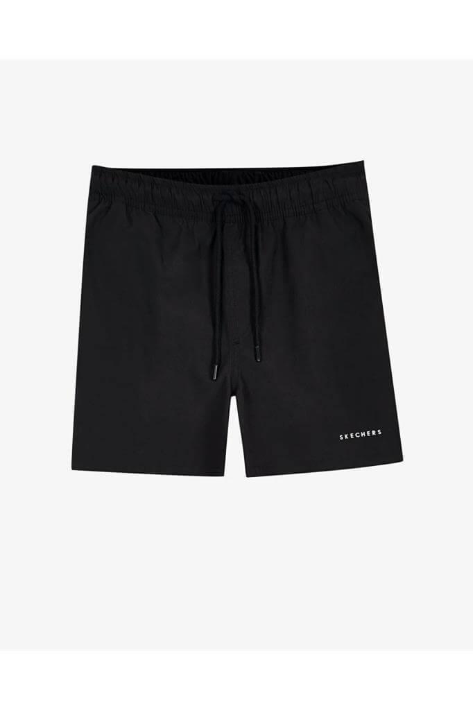 Skechers Swimwear M 5 Inch Swimshort Erkek Siyah Deniz Şortu S211654 001