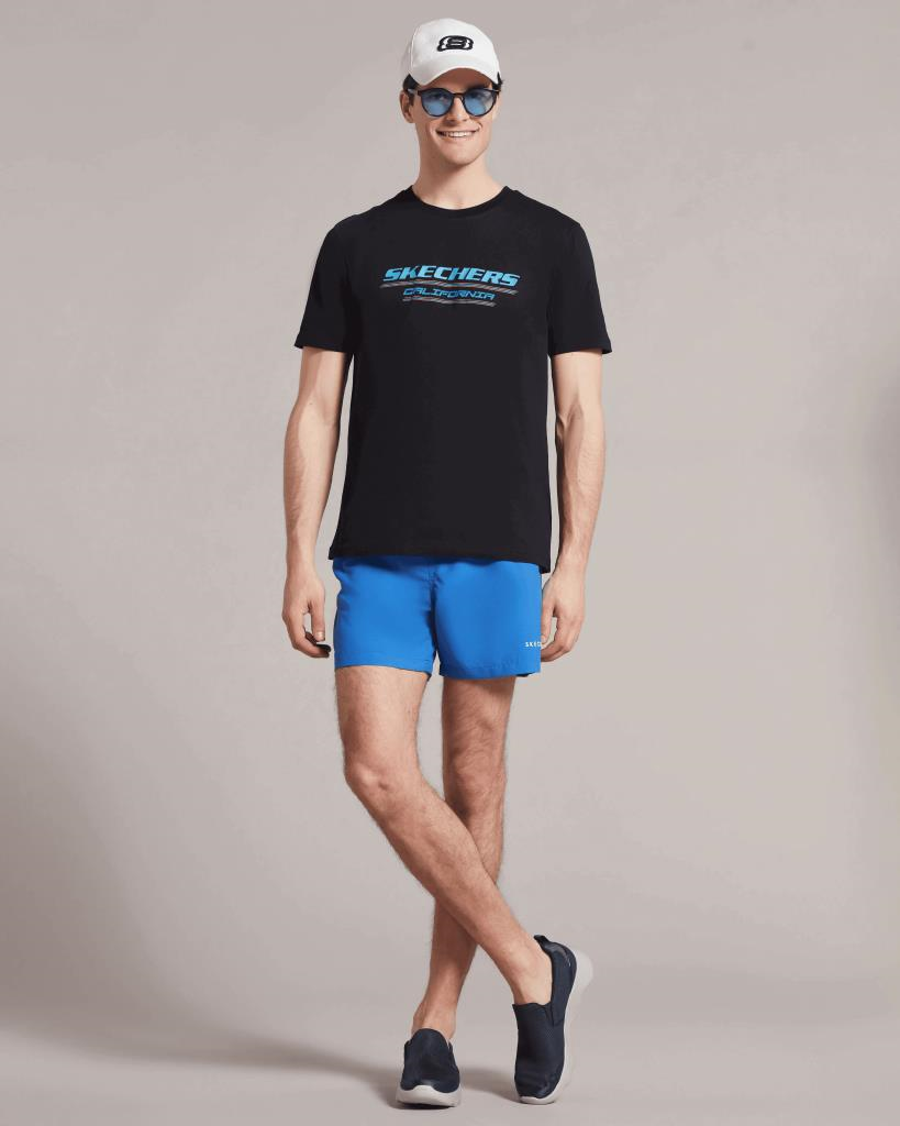 Skechers Swimwear M 5 Inch Swimshort Erkek Mavi Deniz Şortu S211654 400