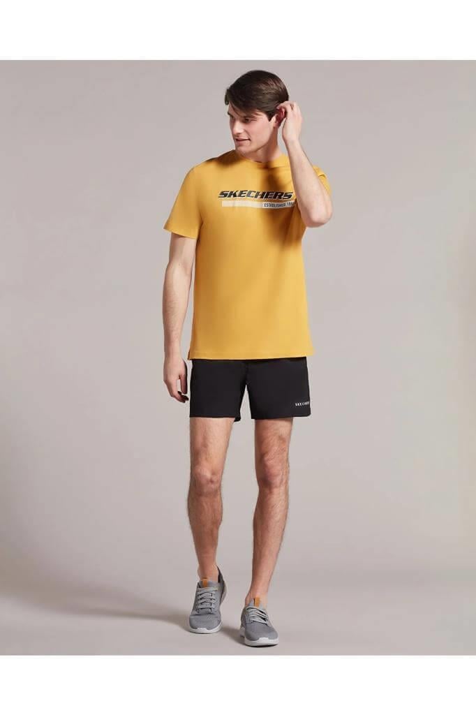 Skechers Swimwear M 5 Inch Swimshort Erkek Siyah Deniz Şortu S211654 001
