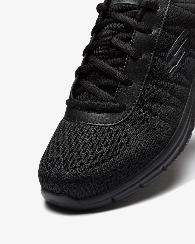 Skechers Track - Moulton Erkek Siyah Günlük Spor Ayakkabı 232081 BBK