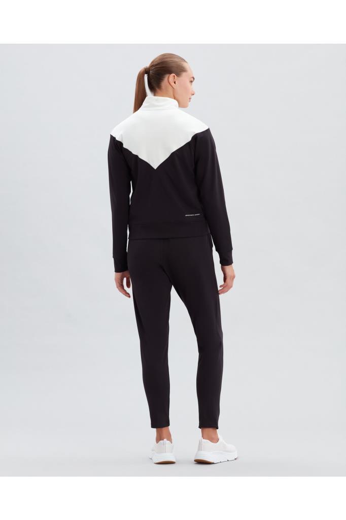 Skechers W Micro Collection Colorblock Suit Kadın Siyah Eşofman Takımı S212251 001