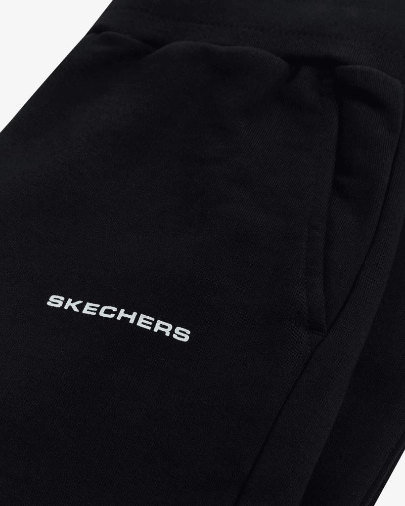 Skechers W New Basics Slim Sweatpant Kadın Siyah Eşofman Altı S212185 001
