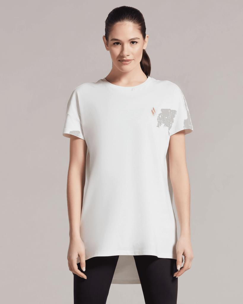 Skechers W Performance Tops Crew Neck T-Shirt Kadın Beyaz Tshirt S221482 102