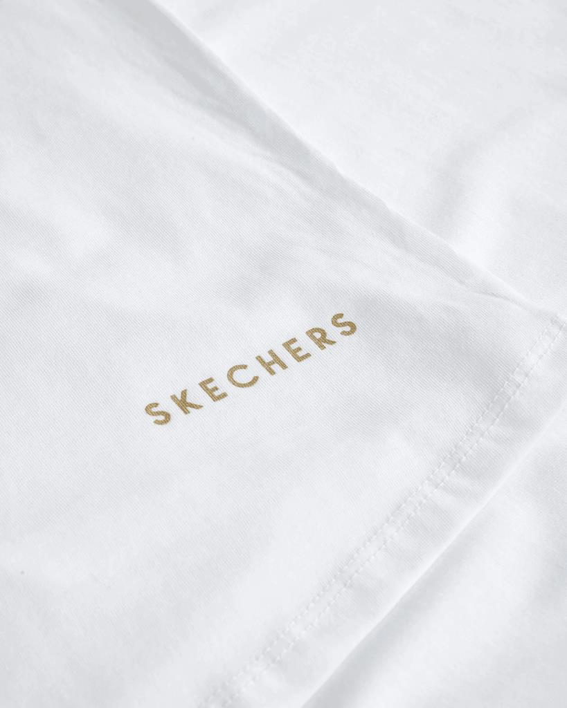 Skechers W Performance Tops Crew Neck T-Shirt Kadın Beyaz Tshirt S221482 102