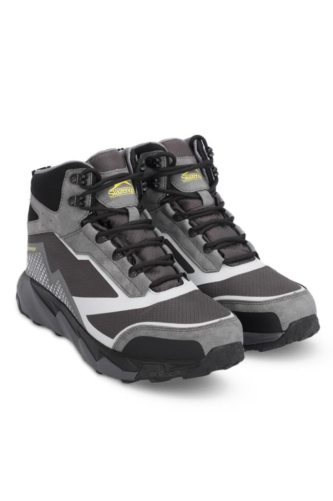 Slazenger Erkek Outdoor Ayakkabı WALT Su Geçirmez Erkek Outdoor Bot Koyu Gri