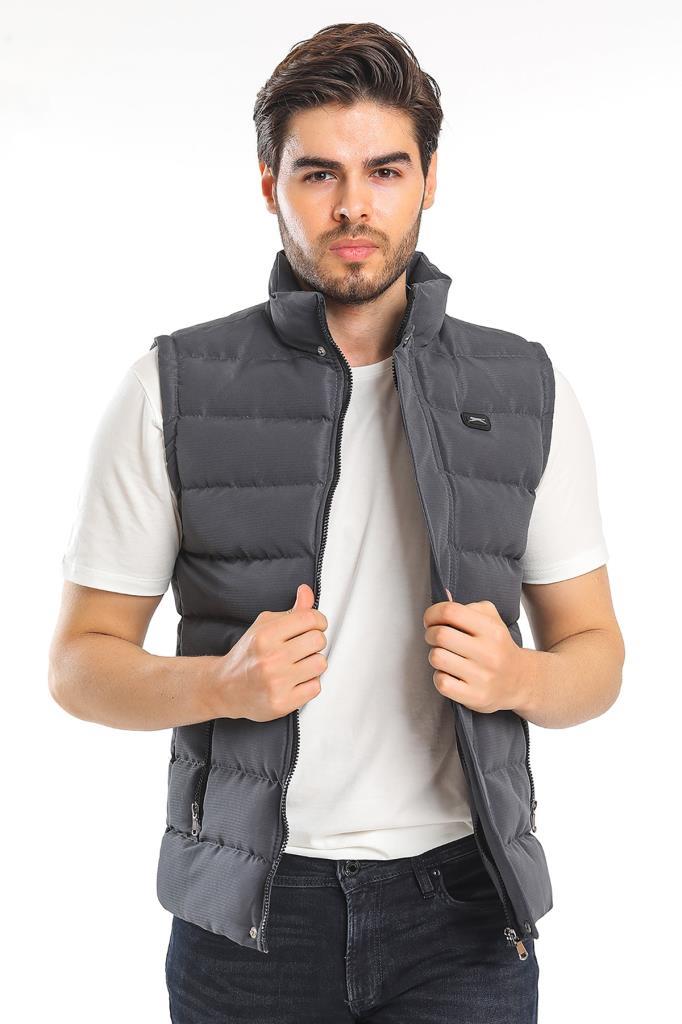 Slazenger Erkek Yelek ZULA Erkek Yelek Gri ST21YE010-200