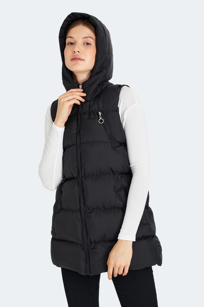 Slazenger Kadın Yelek Siyah GRETA Kadın Yelek Siyah ST23YK015-500