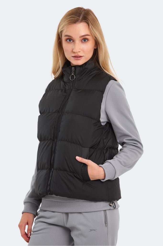 Slazenger Kadın Yelek Siyah Yelek BRAYLON Kadın Yelek Siyah ST23YK005-500