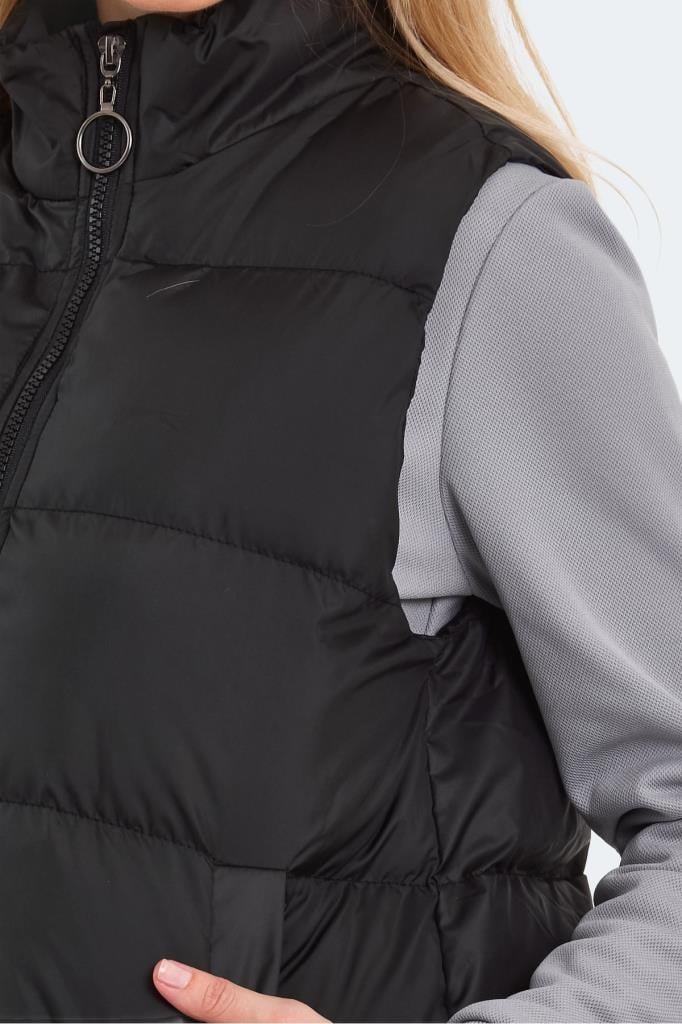 Slazenger Kadın Yelek Siyah Yelek BRAYLON Kadın Yelek Siyah ST23YK005-500