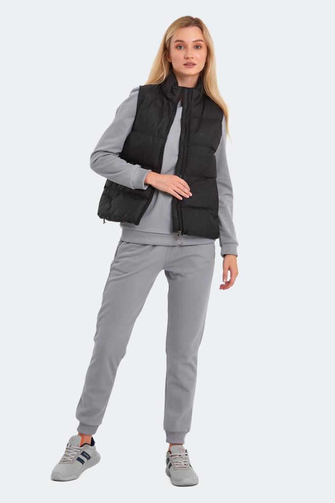 Slazenger Kadın Yelek Siyah Yelek BRAYLON Kadın Yelek Siyah ST23YK005-500