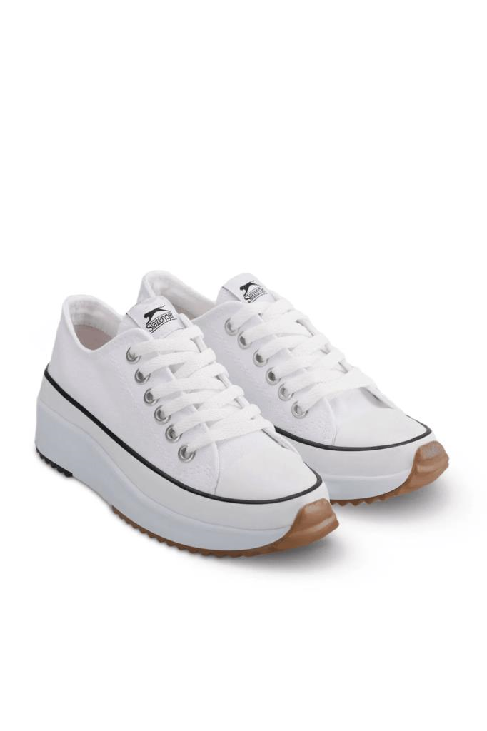 Slazenger SUN Sneaker Kadın Beyaz Günlük Spor Ayakkabı SA12LK065BK 000
