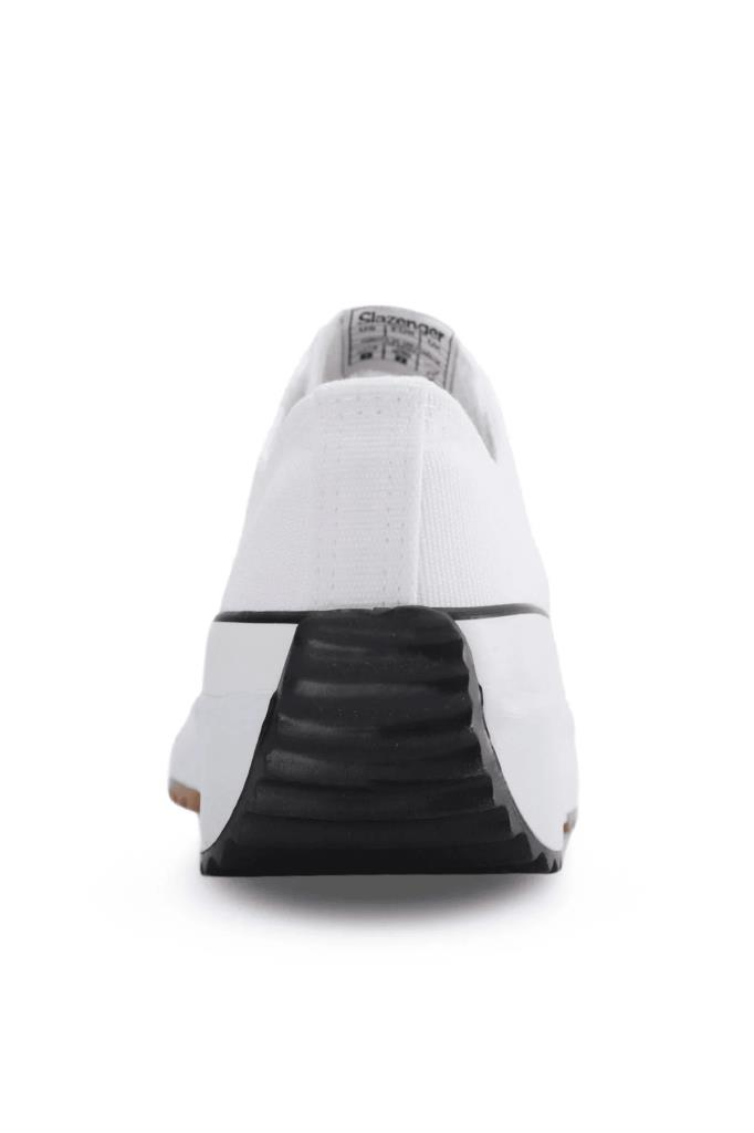Slazenger SUN Sneaker Kadın Beyaz Günlük Spor Ayakkabı SA12LK065BK 000