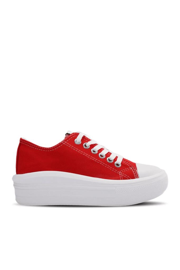 Slazenger SUN Sneaker Kadın Kırmızı Günlük Spor Ayakkabı SA12LK065EK 600