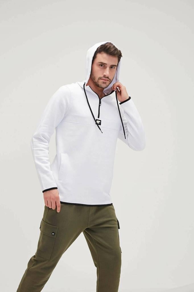 Sweatshırt Erkek Sweatshirt Badssweatshırt21whıte