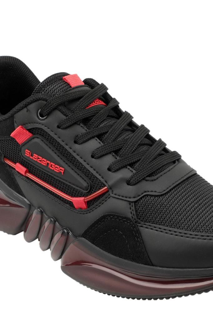 Zenon Sneaker Erkek Ayakkabı Siyah / Kırmızı SA13RE023-506