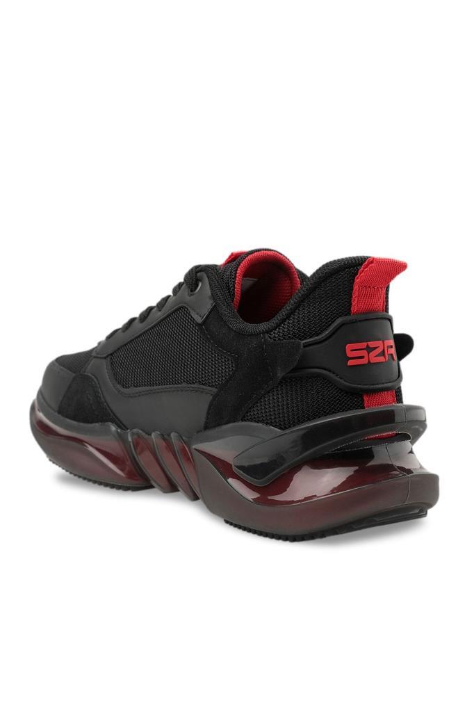 Zenon Sneaker Erkek Ayakkabı Siyah / Kırmızı SA13RE023-506